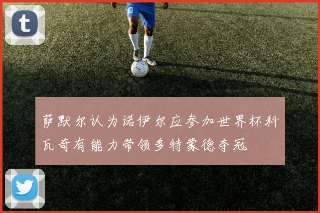 萨默尔认为诺伊尔应参加世界杯科瓦奇有能力带领多特蒙德夺冠
